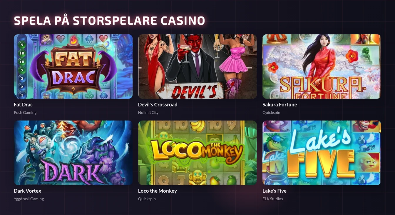 Bläddra bland populära slots