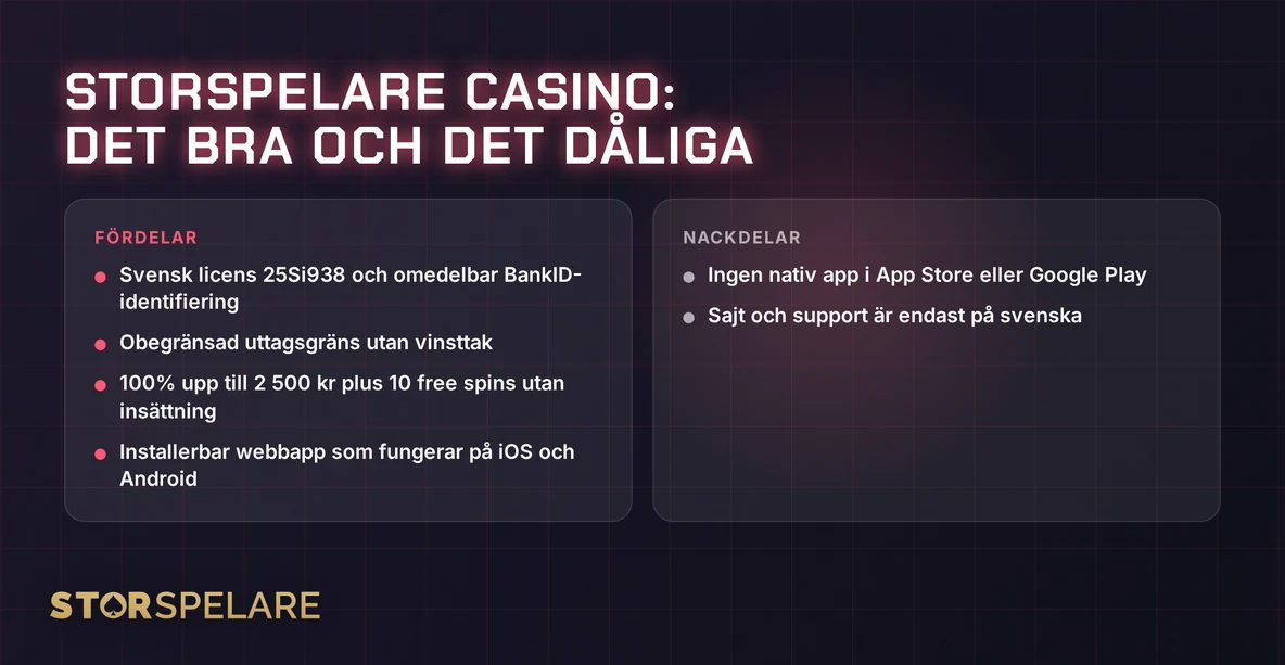 Se för- och nackdelar